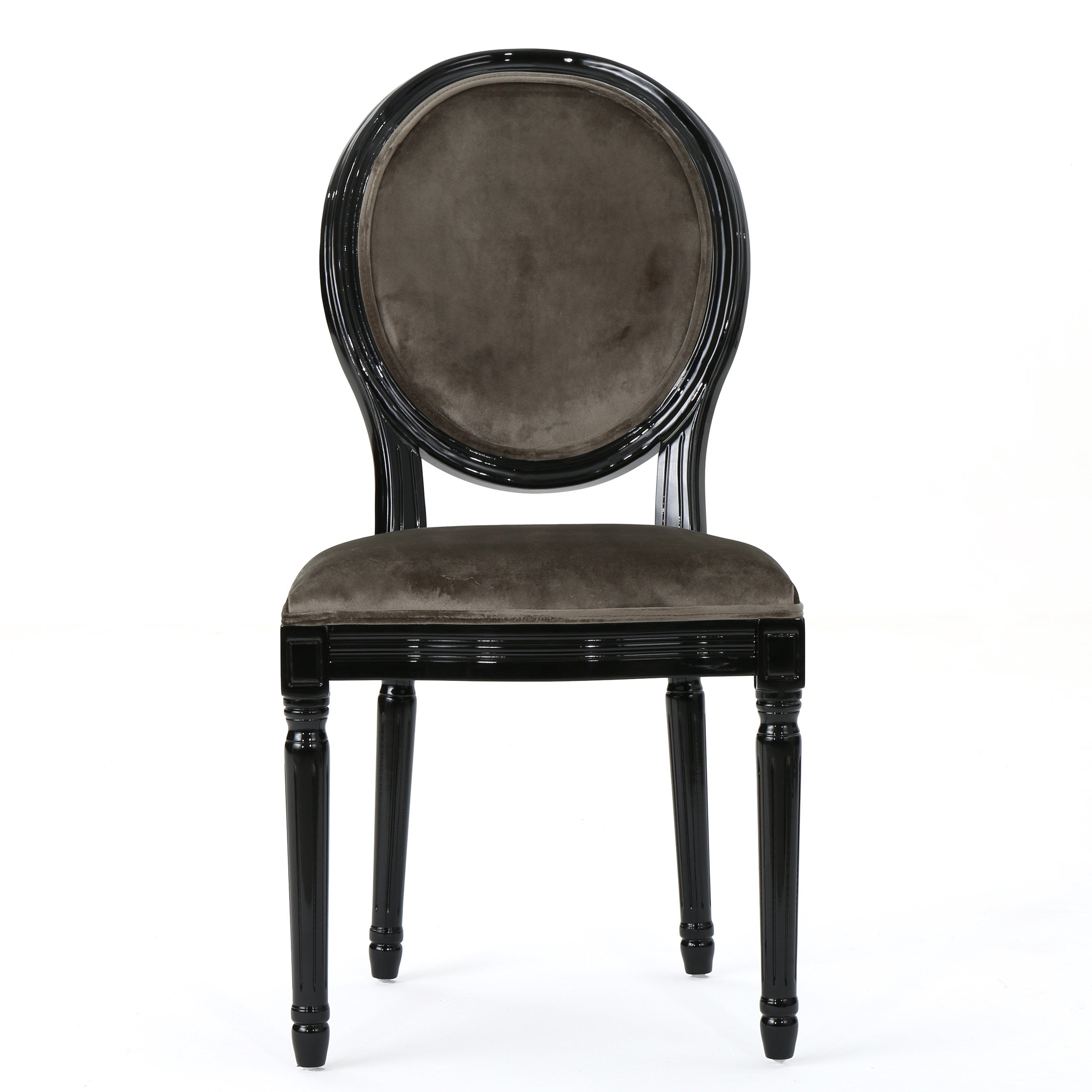 Phinnaeus Contemporary Velvet Dining Chairs (Set of 2)