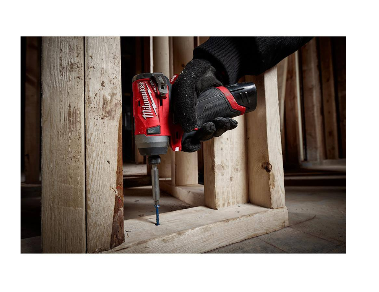 Milwaukee 2553-22-2420-20 M12 FUEL 12V Lithium-Ion Brushless Cordless 1/4 in. Hex Impact Driver Kit W/ M12 HACKZALL