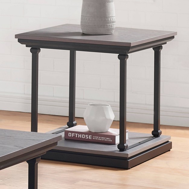 Tullymore Shelf Base End Table Mibasics