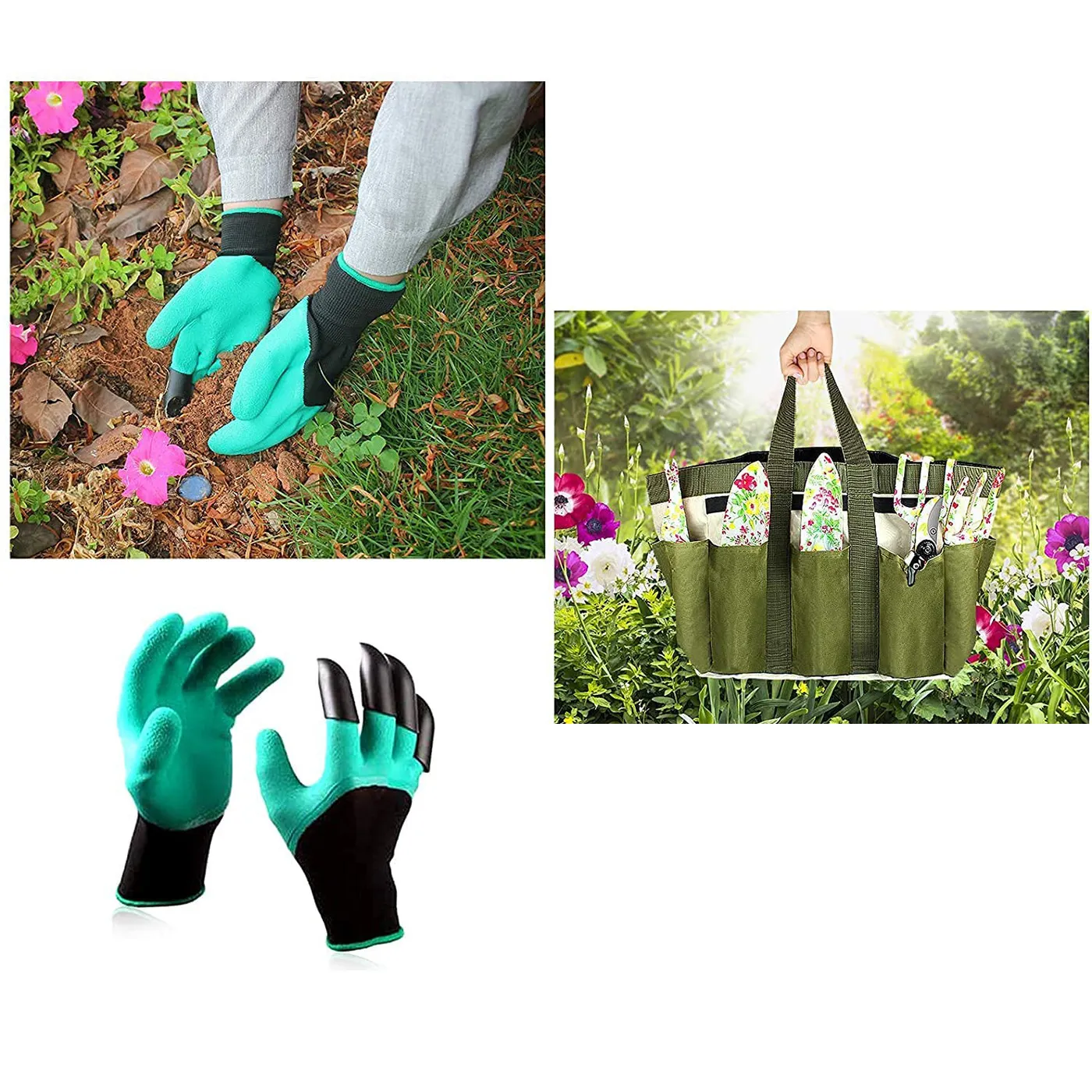 Aluminium oy Planting Flowers Garden Hand Tool Set with Bag