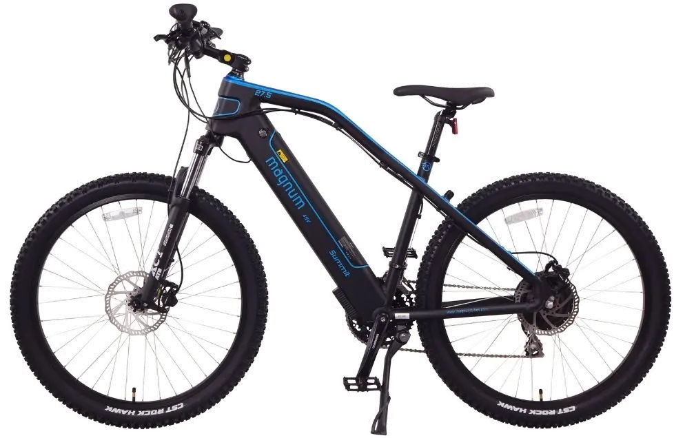 Magnum Summit Electric Bike with 27.5 Wheels - Blue and Black