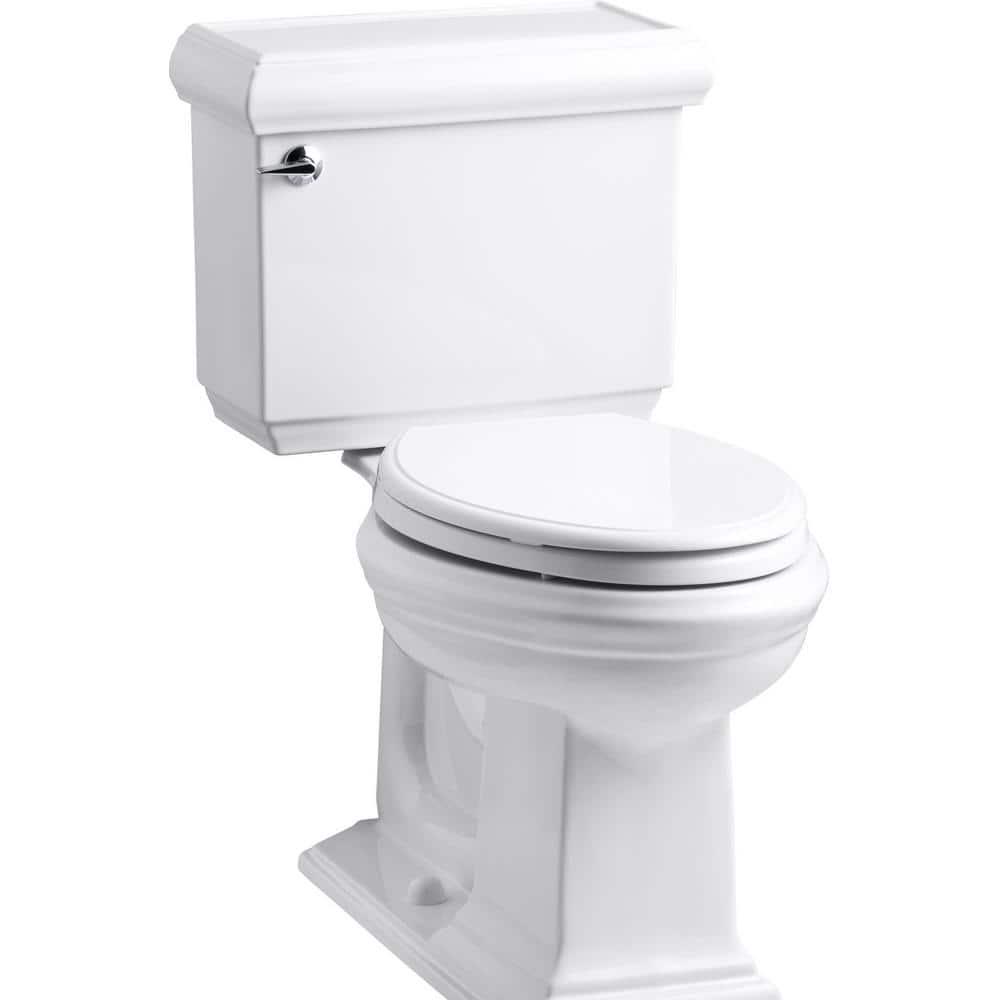 KOHLER Memoirs Classic 2Piece 128 GPF Single Flush Elongated Toilet with AquaPiston Flush Technology in White