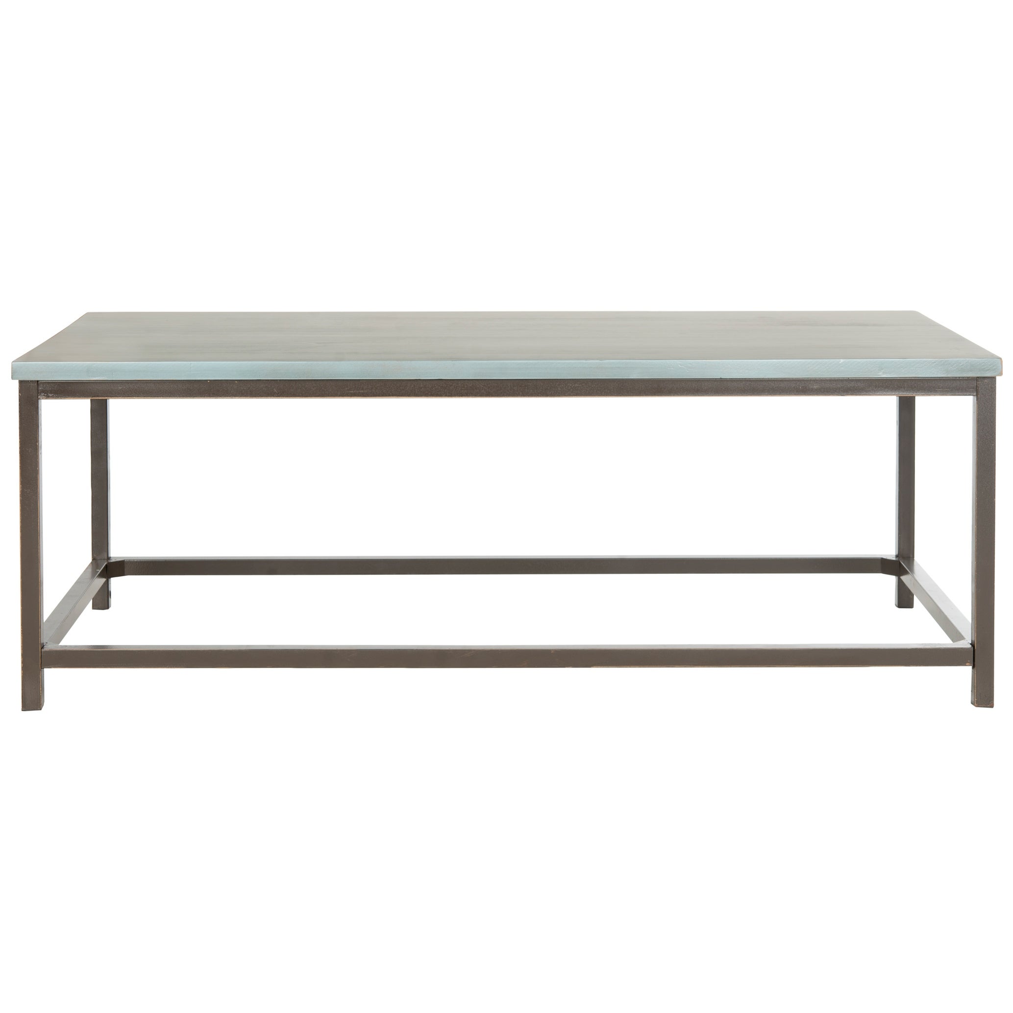 SAFAVIEH Alec Steel Blue Coffee Table - 48