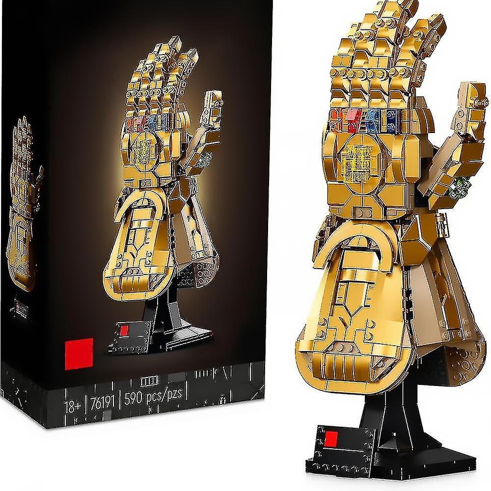 Gauntlet Set 76191 Collectible Thanos Glove With Stones， Building Set， Idea For Adults And Teens， For Decor