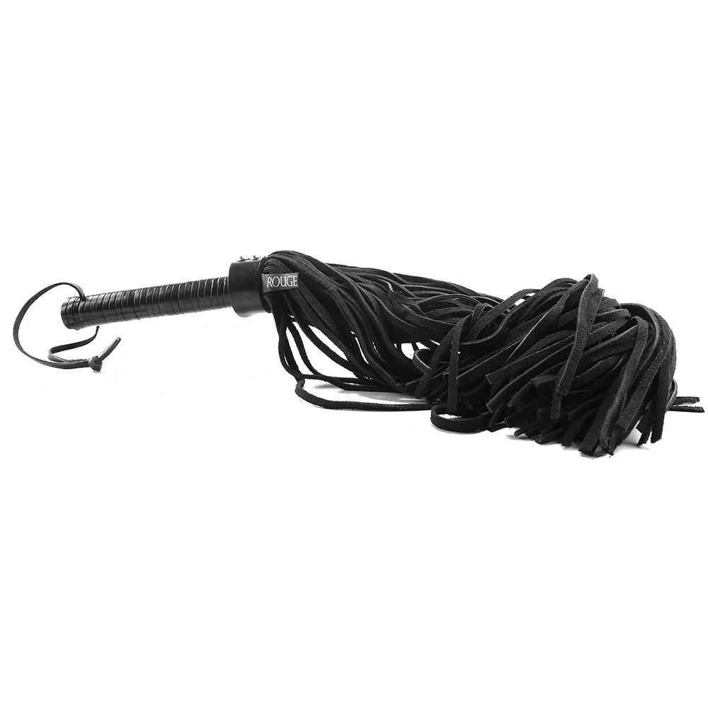 Long Suede Flogger in Black