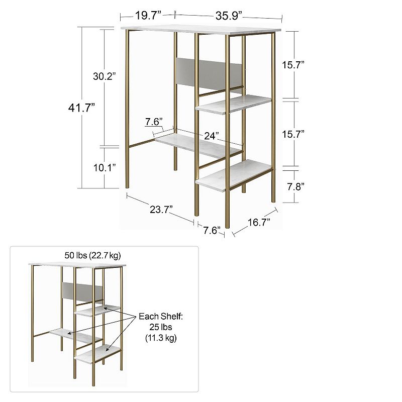 Ameriwood Home Berkeley Standing Desk