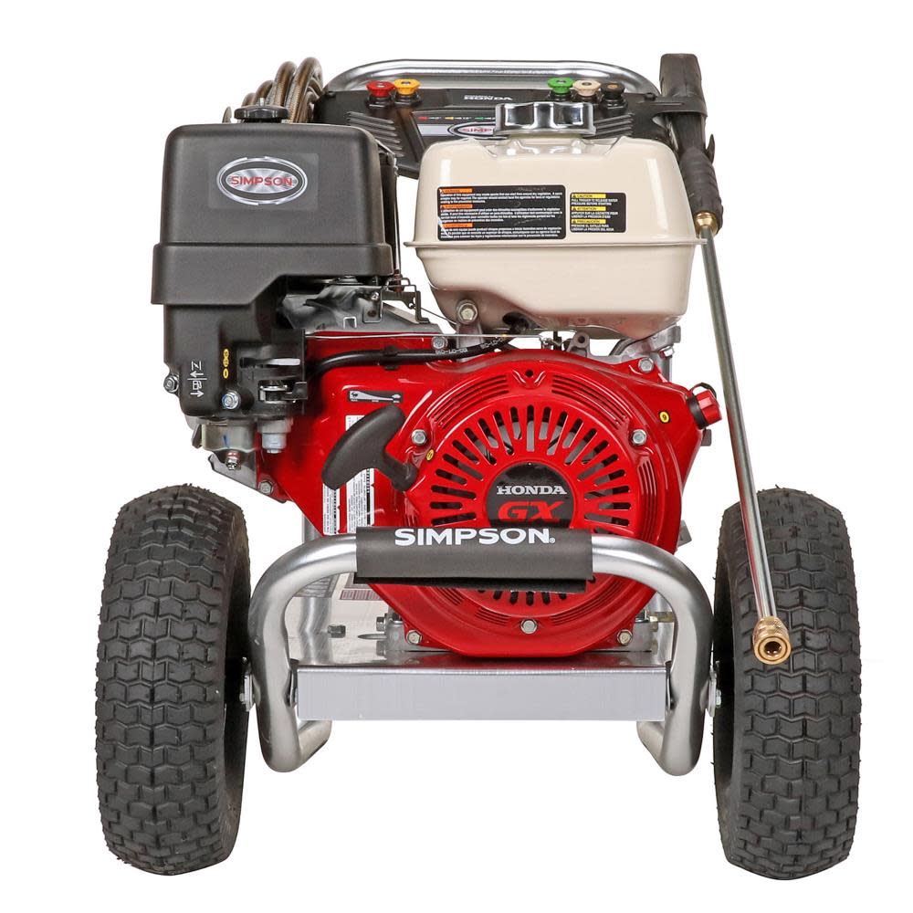 Aluminum 4200 PSI at 4.0 GPM HONDA GX390 with CAT Triplex Plunger Pump Cold Water Professional Gas Pressure Washer (49-State) ;