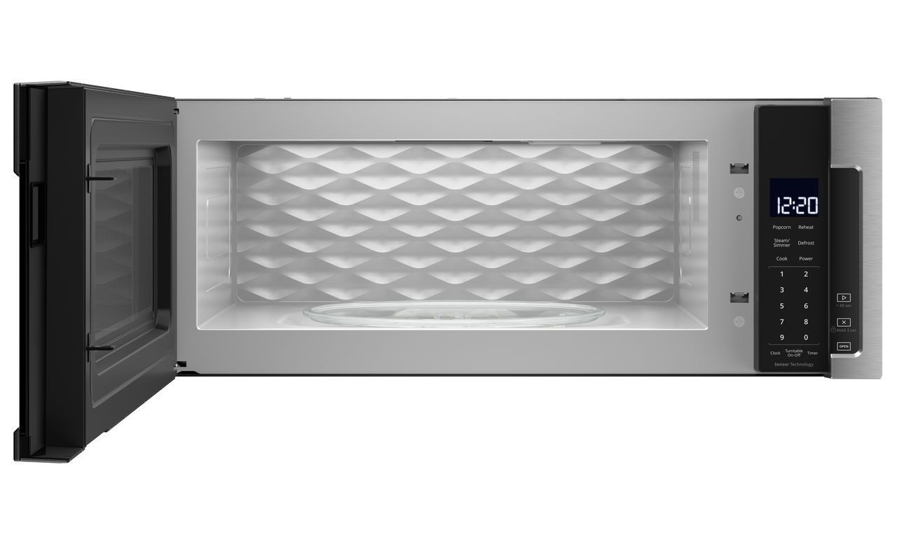 Whirlpool 1.1 Cu. Ft. Fingerprint Resistant Stainless Steel Low Profile Microwave Hood Combination