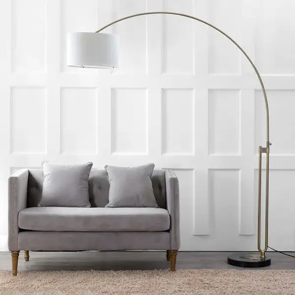 SAFAVIEH Lighting 84-inch Polaris LED Arc Floor Lamp - 69.5