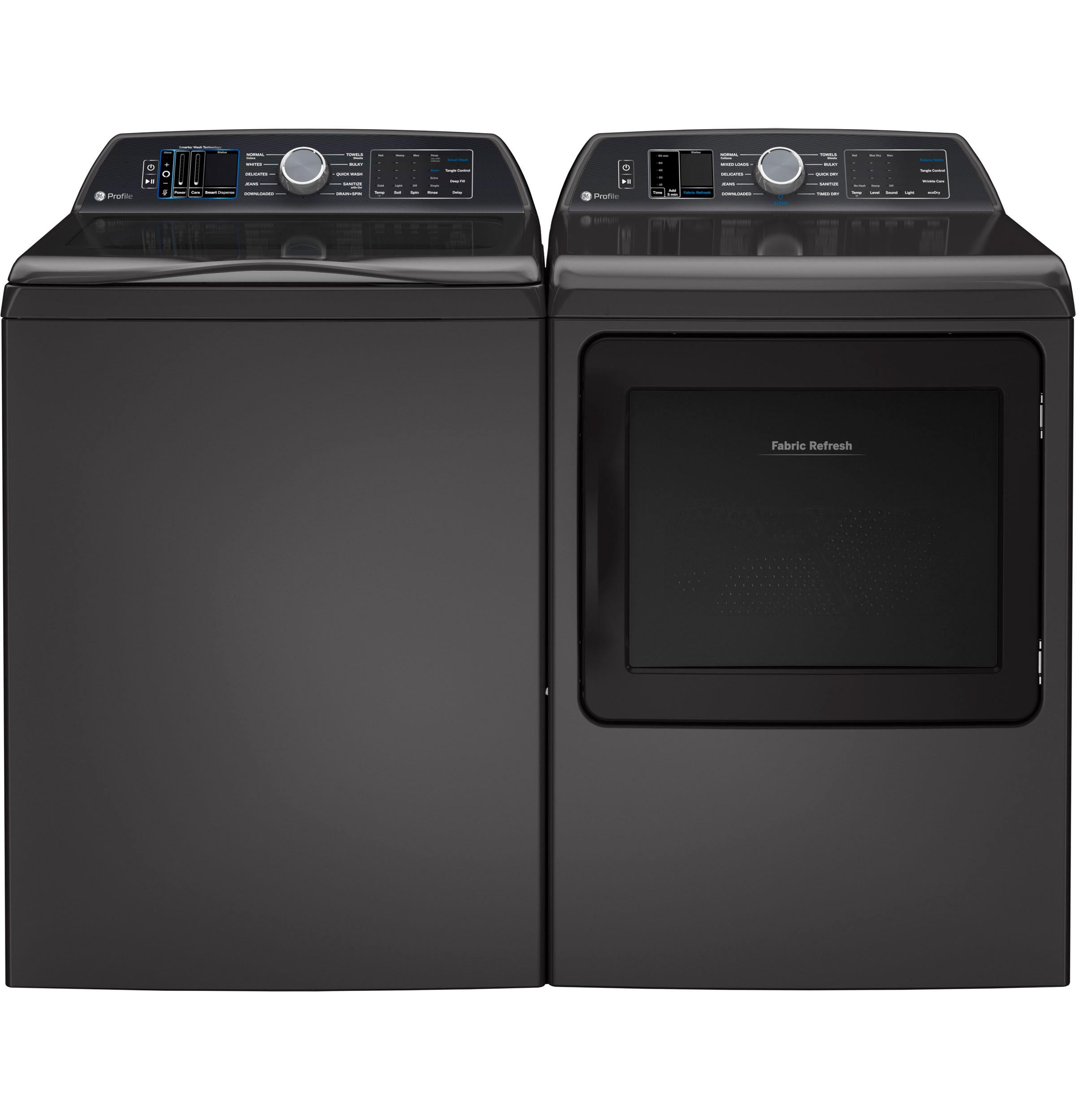 Ge Appliances PTW900BPTDG Ge Profile™ 5.4 Cu. Ft. Capacity Washer With Smarter Wash Technology And Flexdispense™