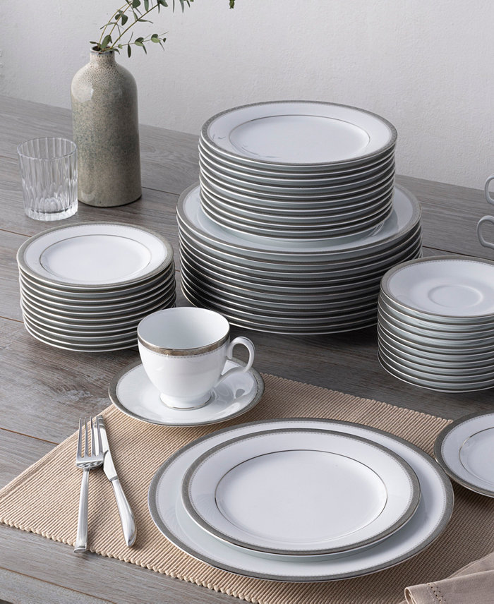 Noritake Charlotta Platinum Dinnerware Collection