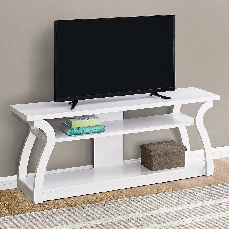 Monarch 60 Open Concept 3-Shelf TV Stand