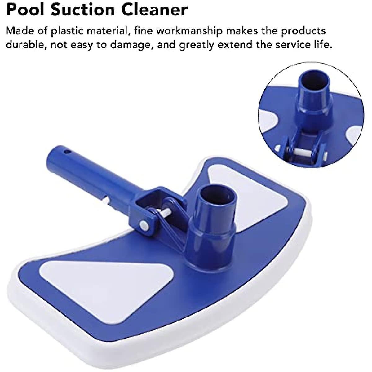 Pool Vacuum Head  Weighted Pool Vacuum Head Swimming Pool Vacuum Head With Wheel Side Brush For Water Parks Aquariums Fish Pool