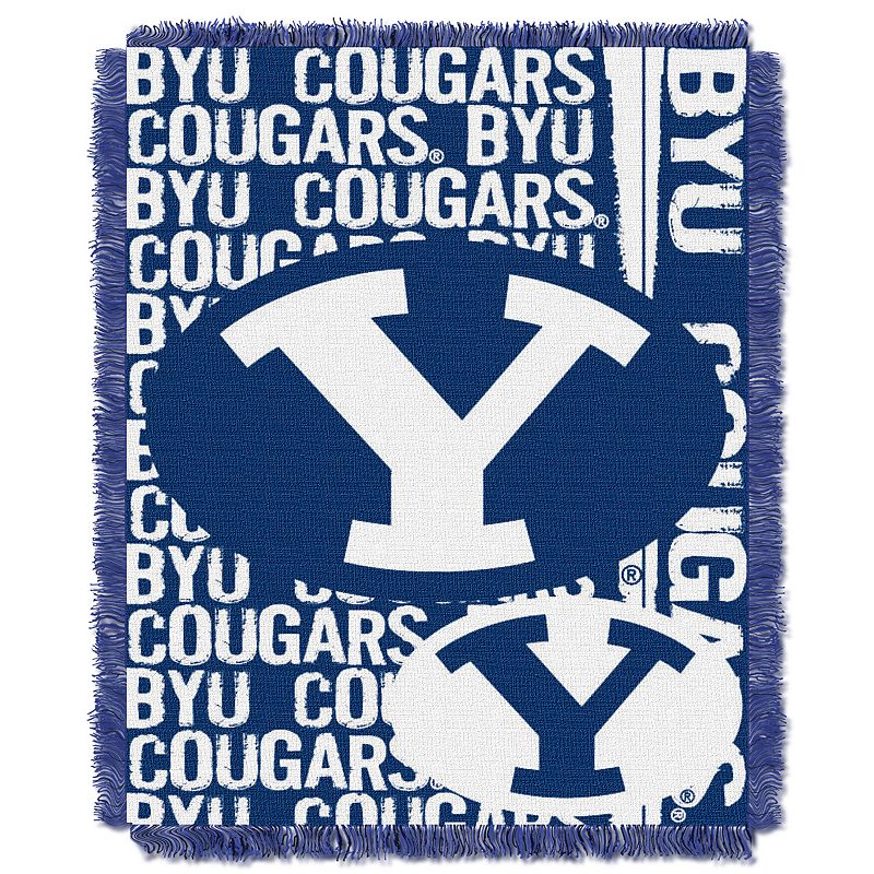 BYU Cougars Jacquard Throw Blanket by Northwest