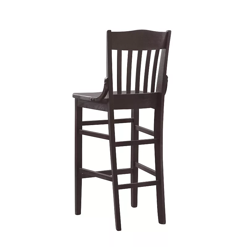 Linon Jace Bar Stool 2-piece Set