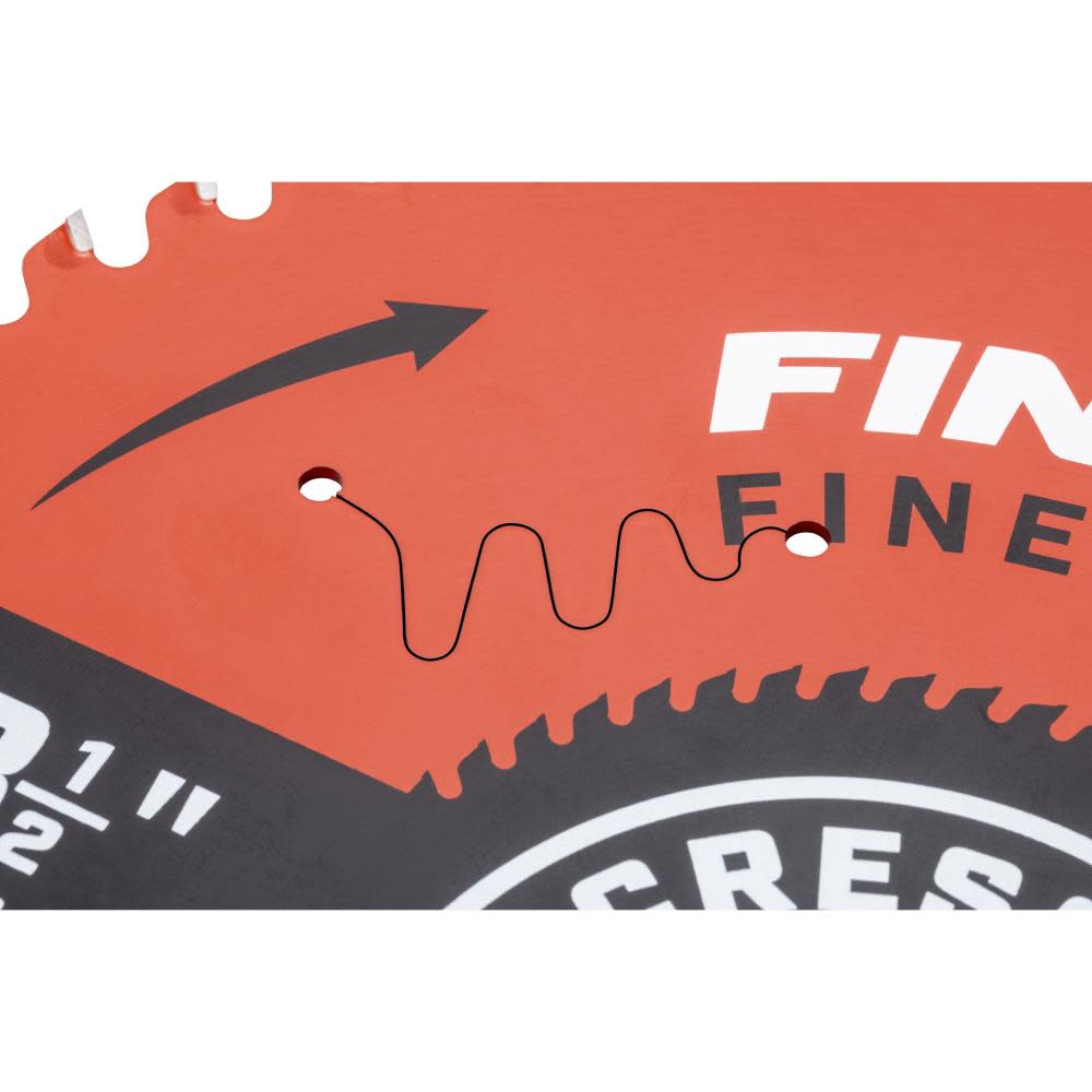 CRESCENT Circular Saw Blade 8 1/2 x 60 Tooth Fine Cut Fine Finishing