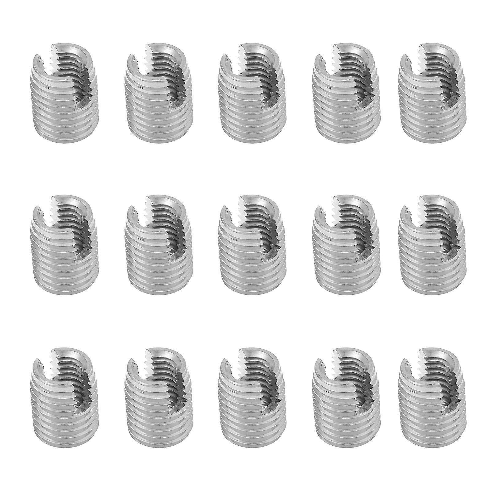 Threaded Inserts，303 Stainless Steel Self Tapping Thread Insert Screw Bushing Slotted Wire Thread Repair Insert