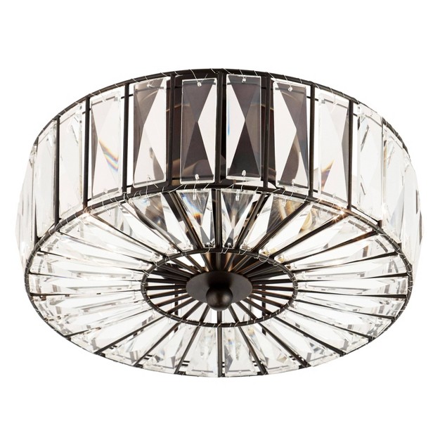 Crystalline Semi flush Mount Pendant Clear River Of Goods