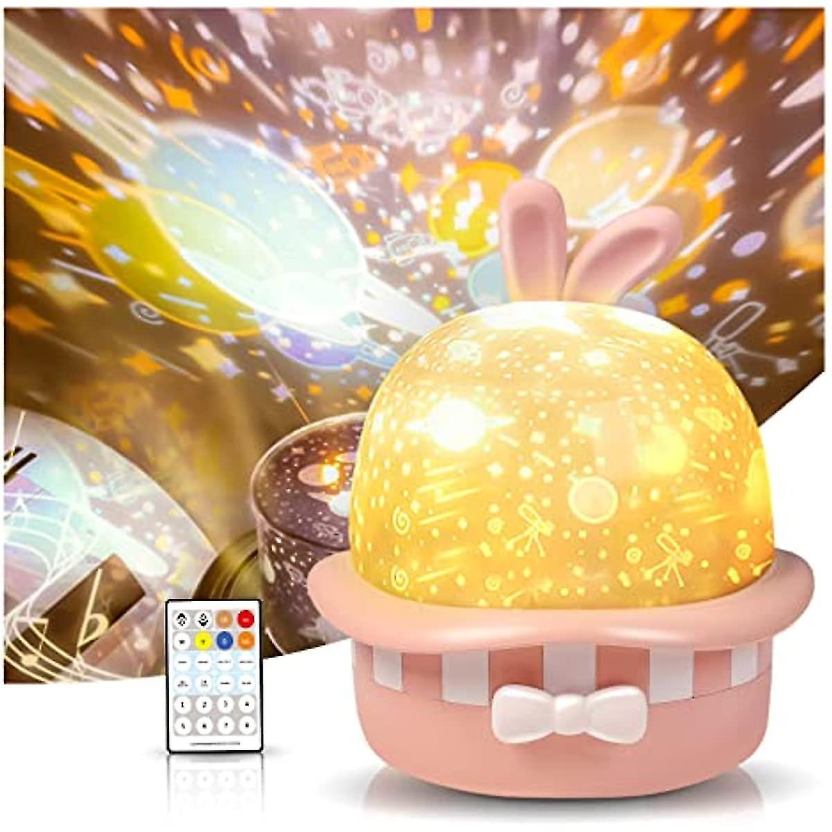 Night Light Projector  Baby Lights Galaxy Projector With Remote Control  360 Rotation Timer Projector Light For Kids Girls Boys  Birthday Christm