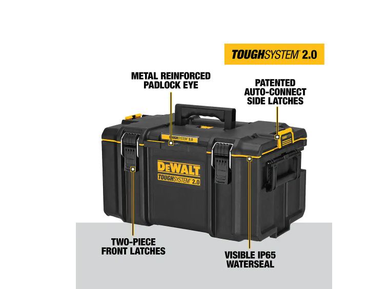 DEWALT TOUGHSYSTEM 2.0 Small Tool Box with Bonus 22 in. Medium Tool Box and 24 in. Mobile Tool Box (3-Piece Set)