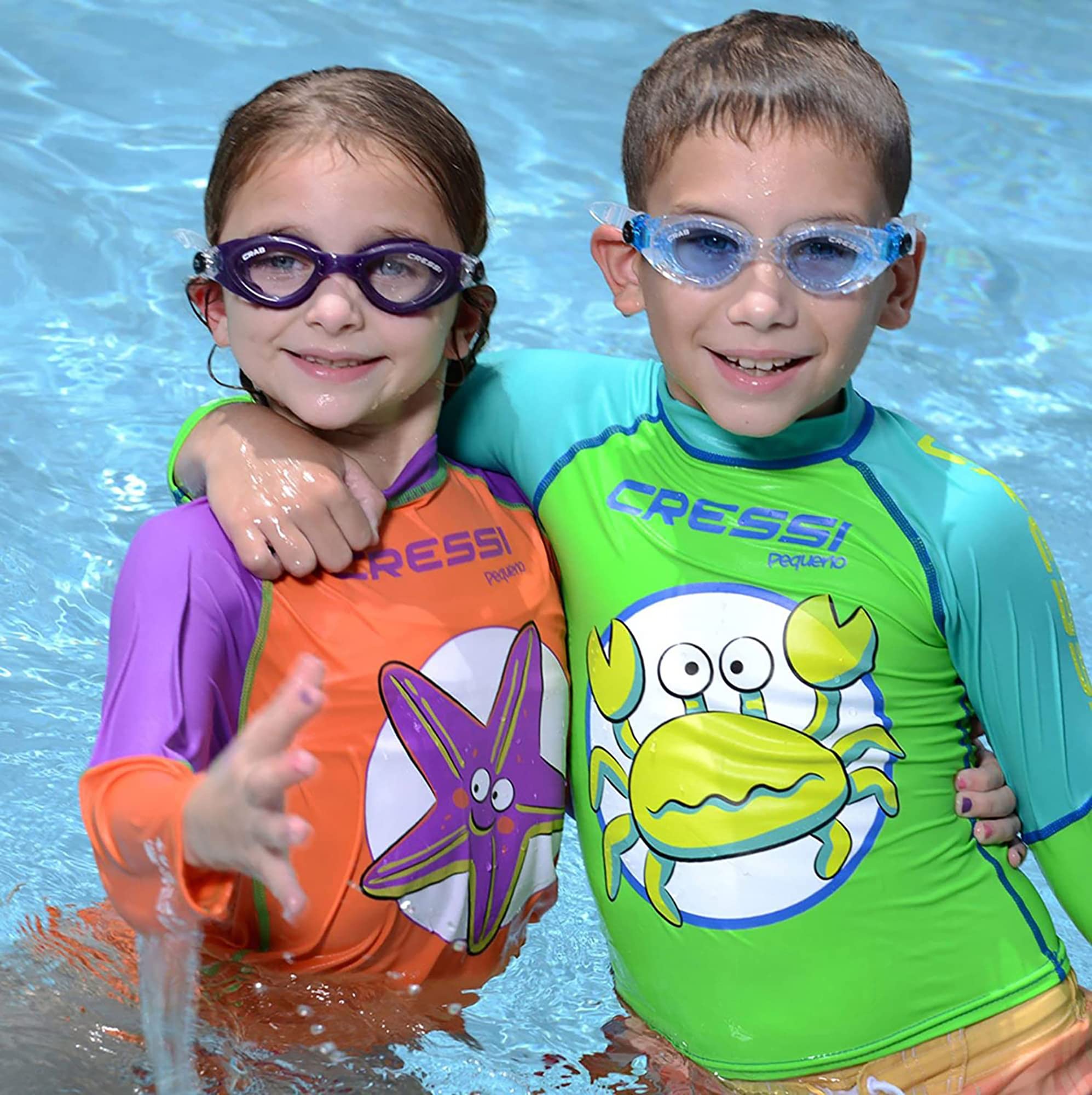 Cressi Cressi Crab Kids Goggles, Ages 2-7 Years