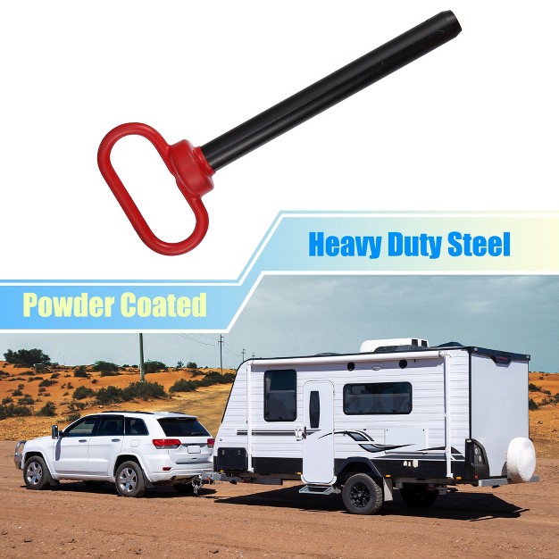 Unique Bargains Trailer Towing Hitch Clips And Pins For Lawn Mower Trailer Towing Cargo Boat Rv Car Red