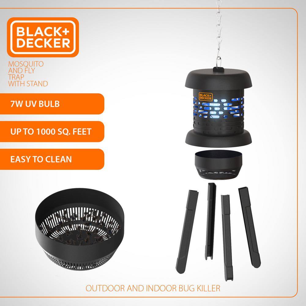 BLACK+DECKER 7-Watt Indoor and Outdoor Electric Bug Trap BDPC973