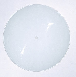 Satco 13in Round White Diffuser Glass Globe Shade White