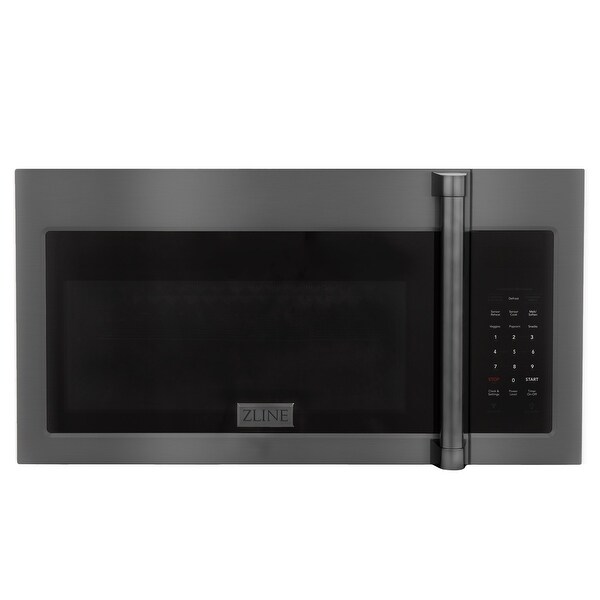 ZLINE Over the Range Convection Microwave Oven in Black Stainless Shopping - The Best Deals on Over-the-Range Microwaves | 36699499