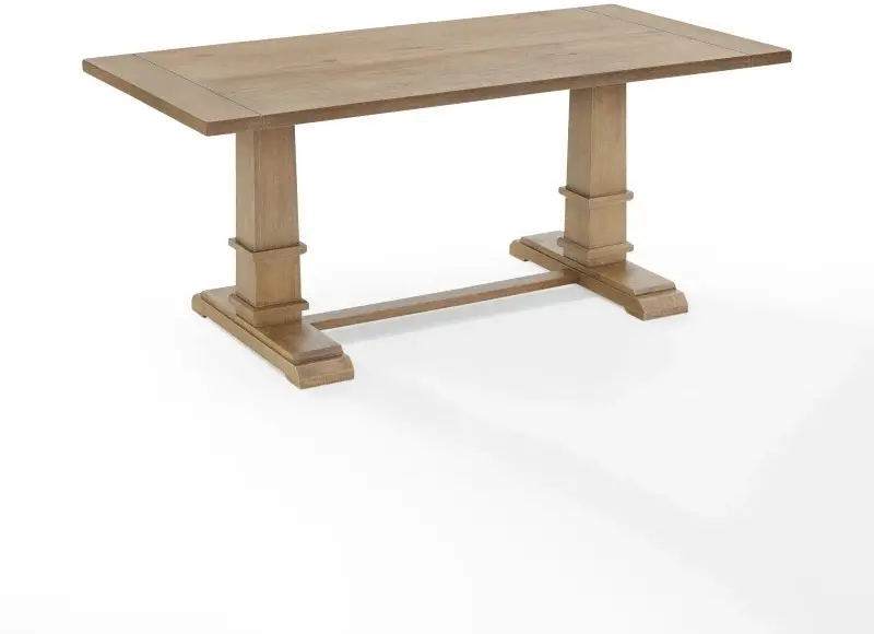 Joanna Rustic Brown Rectangle Dining Table