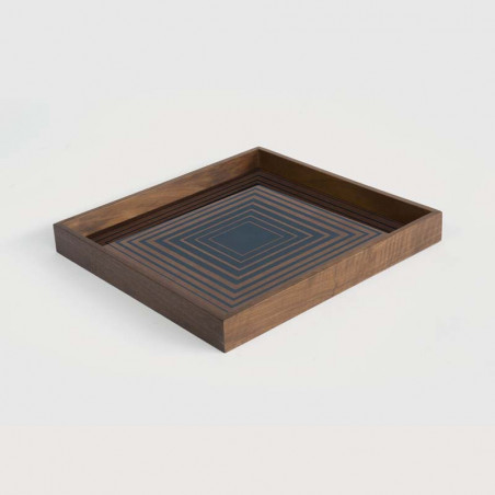 Plateau S Ink Square Glass Tray Ethnicraft - Plateau - Decoration - GRIIN