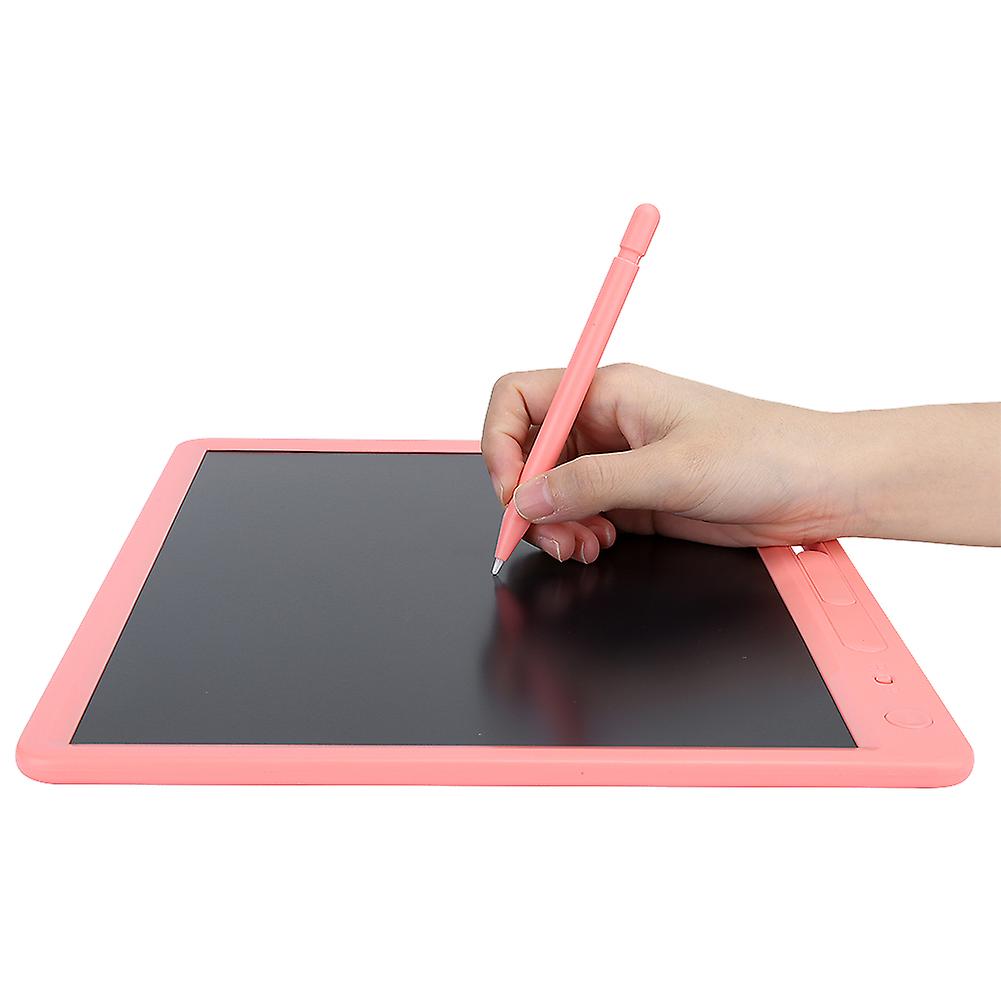 15 Inch Lcd Writing Pad Light Energy Electronic Blackboard Color Handwriting Drawing Boardpink