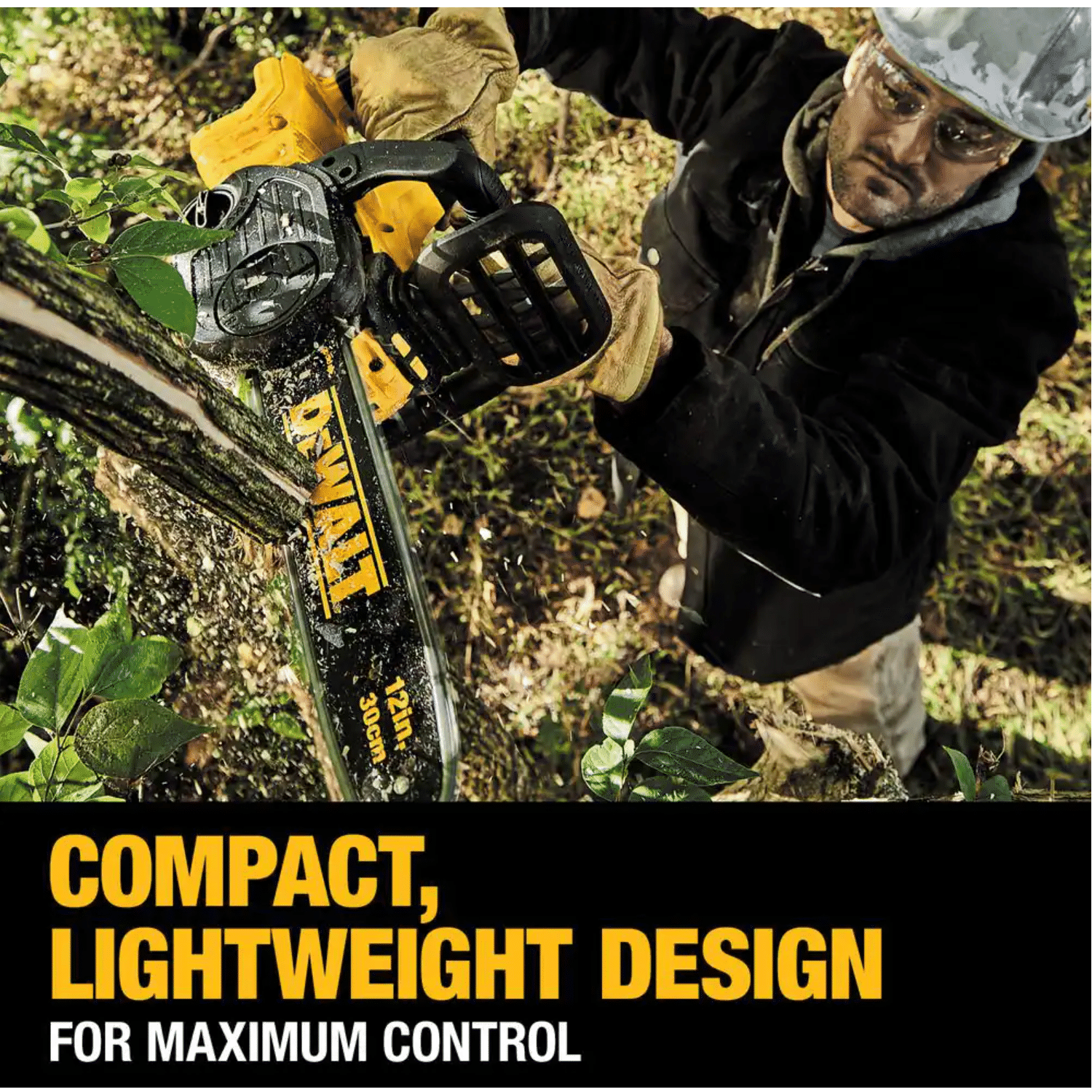 Dewalt DCCS620P1 12 in. 20V MAX Lithium-Ion Cordless Brushless Chainsaw with (1) 5.0Ah Battery and Charger Included