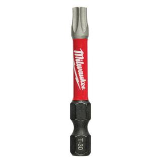 MW SHOCKWAVE Impact Duty 2 in. T30 Torx Alloy Steel Screw Driver Bit (5-Pack) 48-32-4687