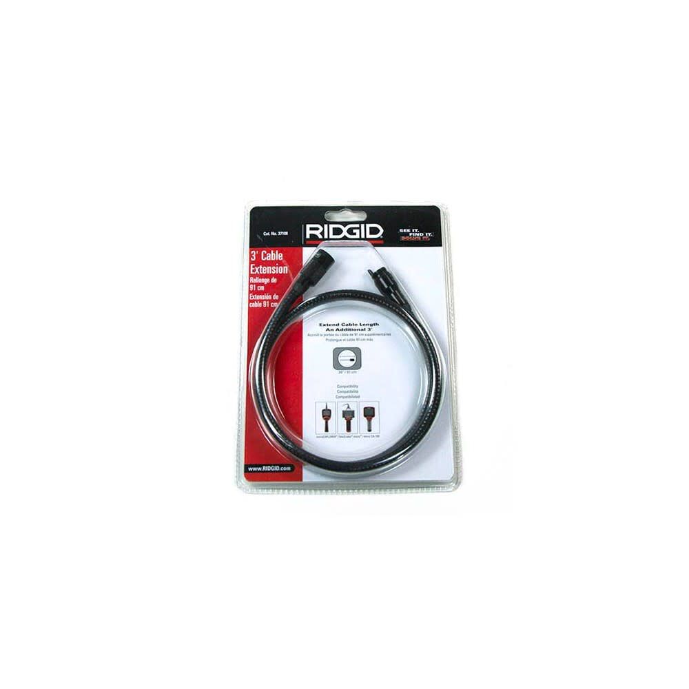 Ridgid 3 ft Extension Cable for Micro CA-300 Inspection Camera 37108 from Ridgid