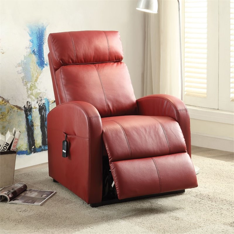 Ricardo Recliner With Power Lift   Contemporary   Recliner Chairs   by Homesquare  Houzz