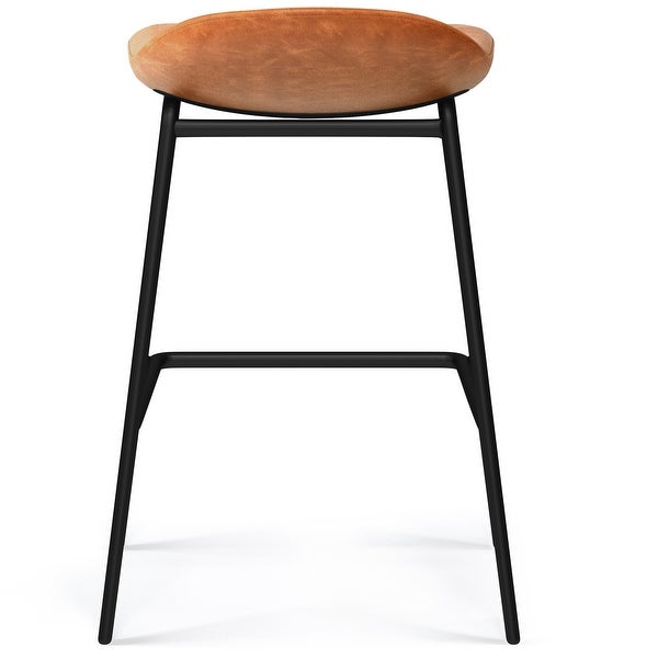 WyndenHall Kempton Contemporary Counter Height Stool (Set of 2) - 17.9