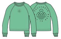 Remote Recycled Cotton Sweatshirt - Green Spruce