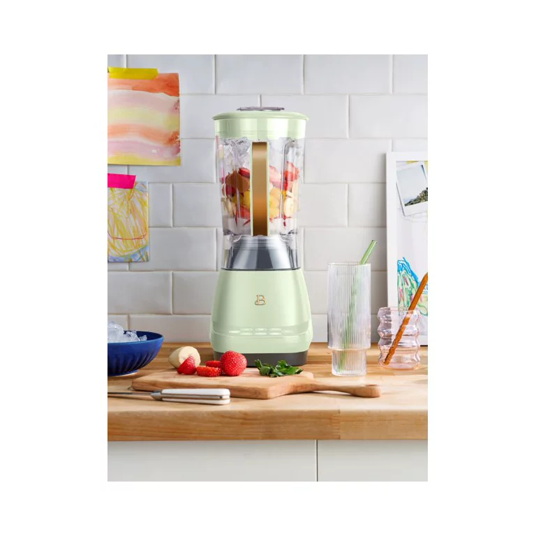 Beautiful High Performance Touchscreen Blender， Sage Green by Drew Barrymore