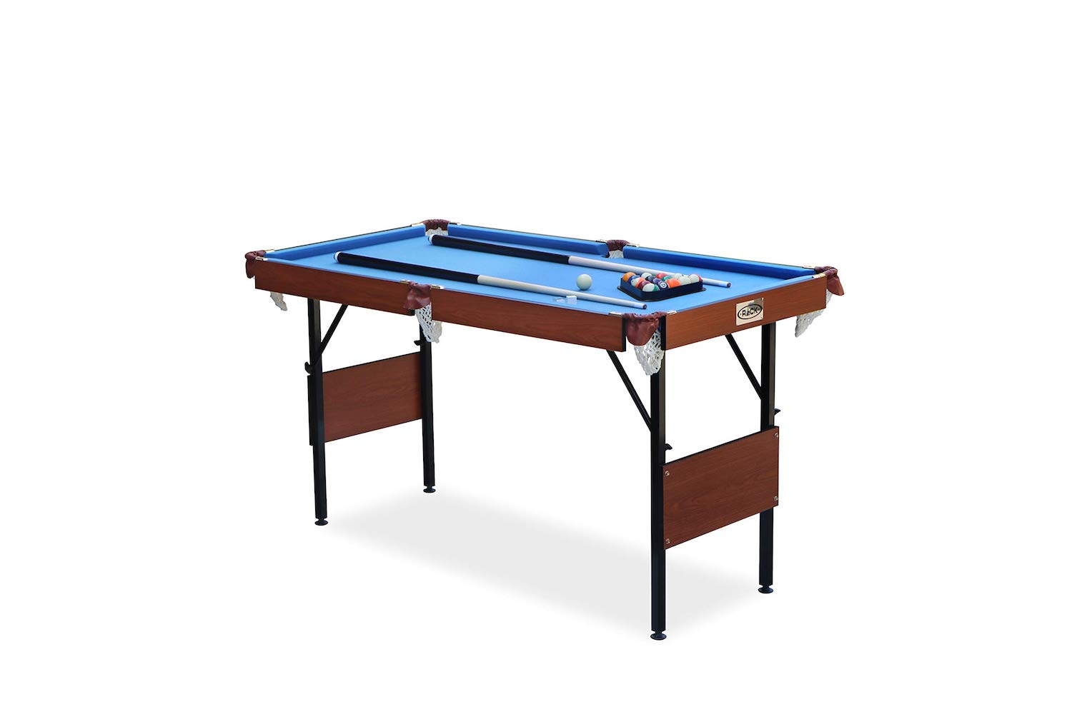 RACK Crucis 5.5-Foot Folding Billiard/Pool Table (Blue)