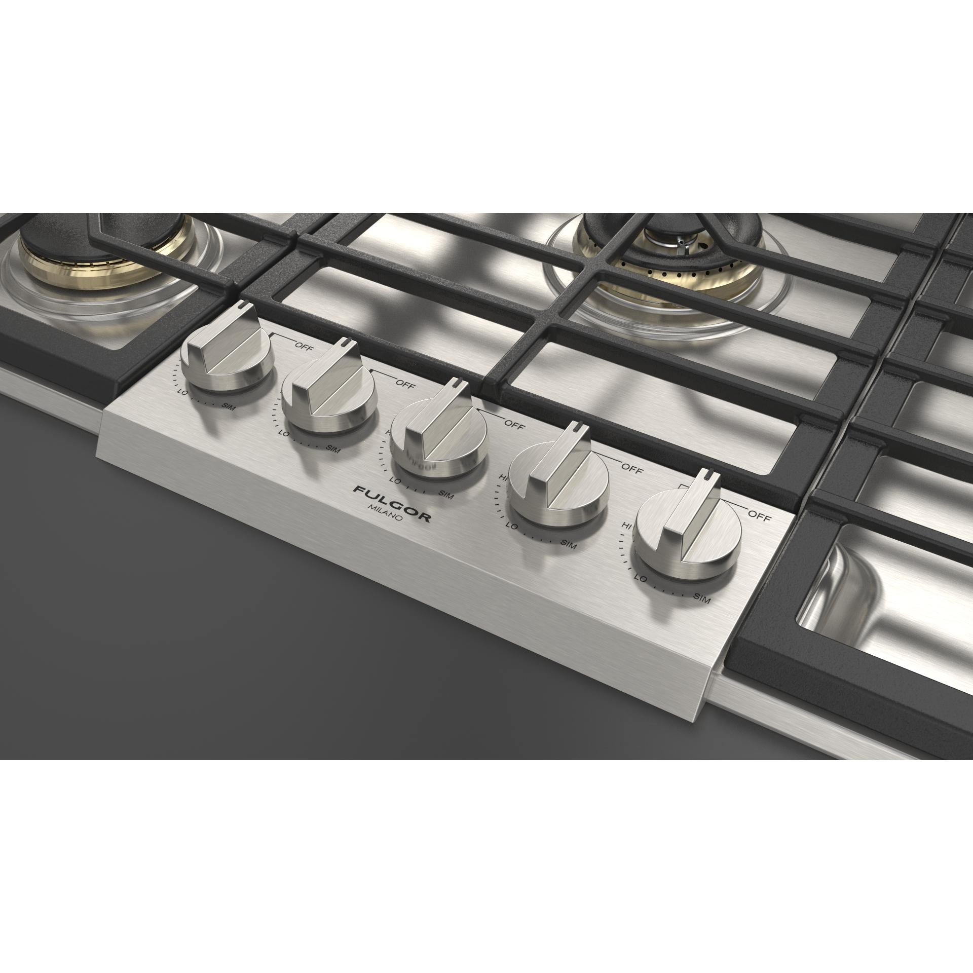 Fulgor Milano 36-inch Built-In Gas Cooktop F6PGK365S1