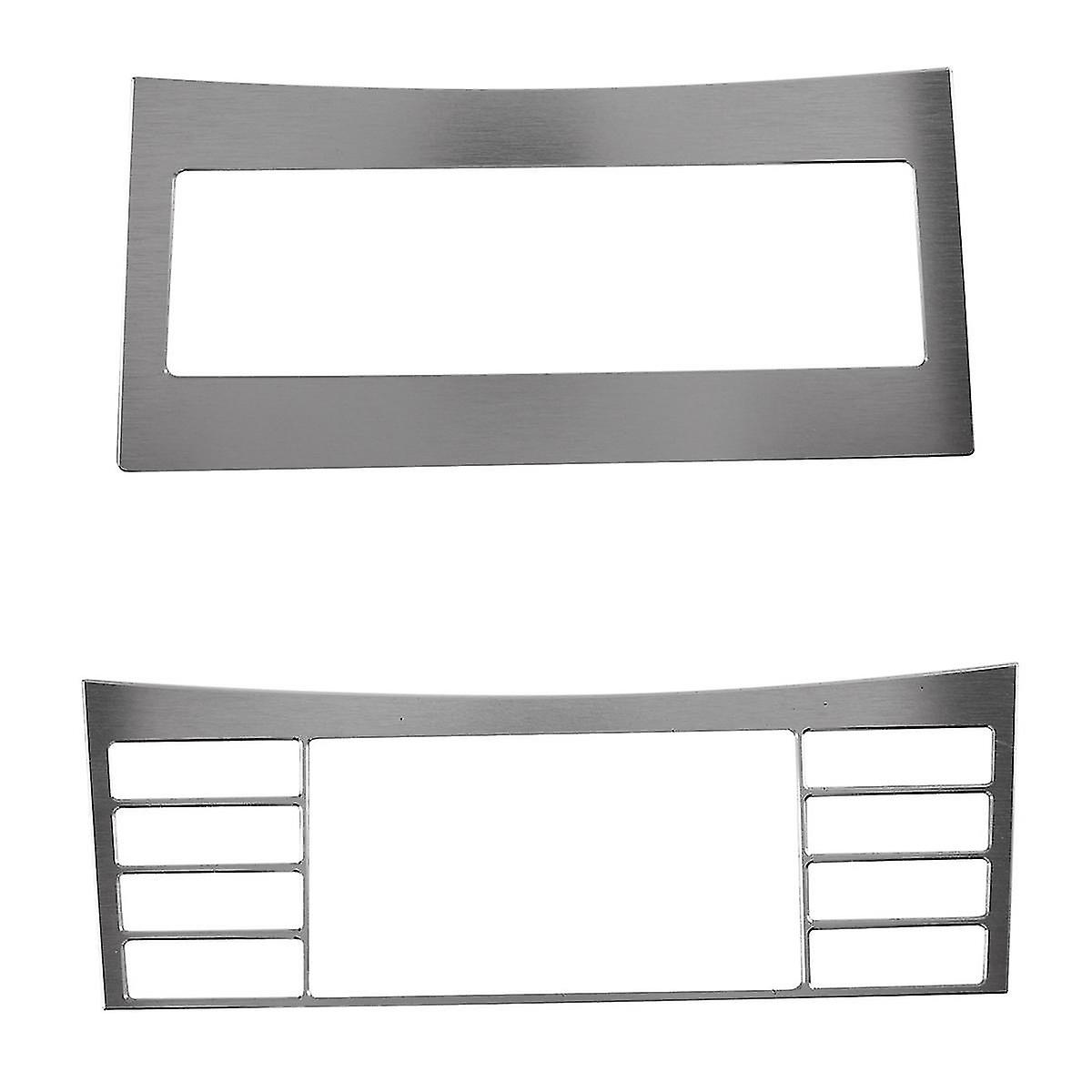 2pcs Car Console Air Conditioning Cd Panel Button Frame Trim For E Class W212 E200l E260l E300l 2008-2015