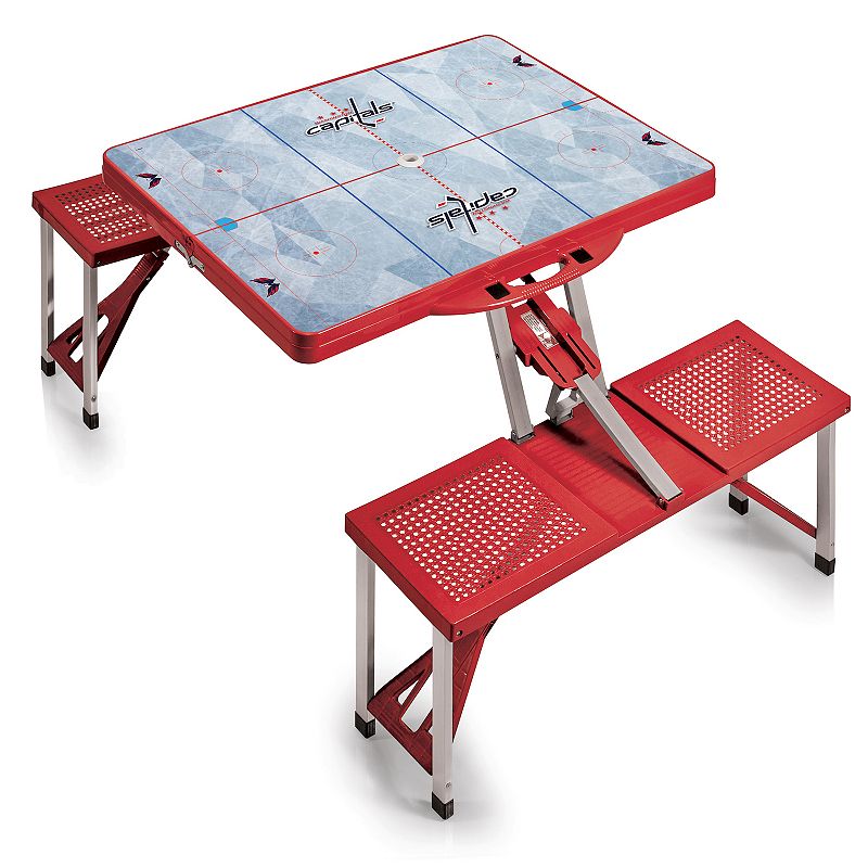 Picnic Time Washington Capitals Portable Folding Picnic Table