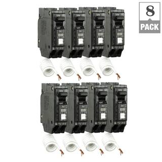 GE Q-Line 20 Amp Single-Pole Arc Fault Combination Circuit Breaker (8-Pack) THQL1120AFP28