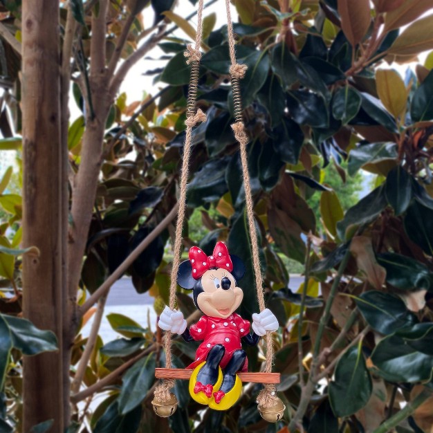 Minnie Mouse Swing n ring Resin stone Statue