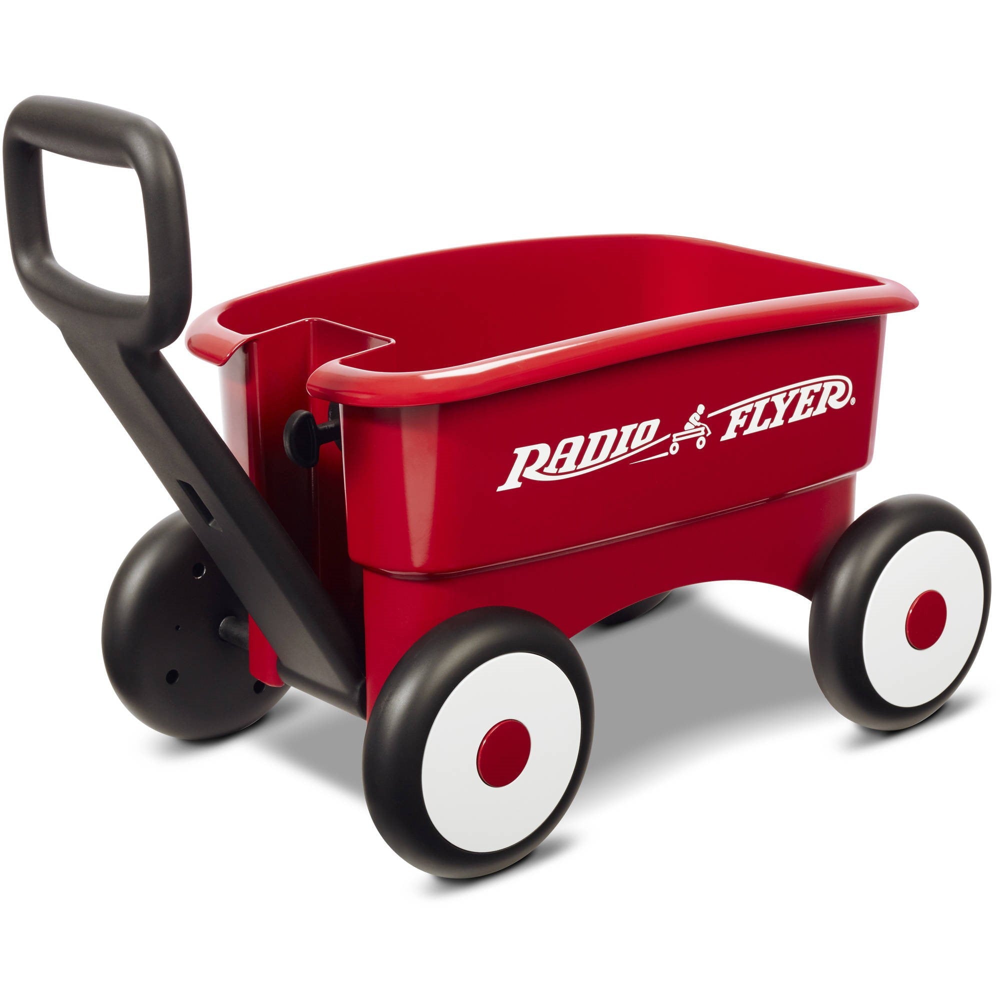 Radio Flyer, My 1st 2-in-1 Play Wagon Push Walker, Red