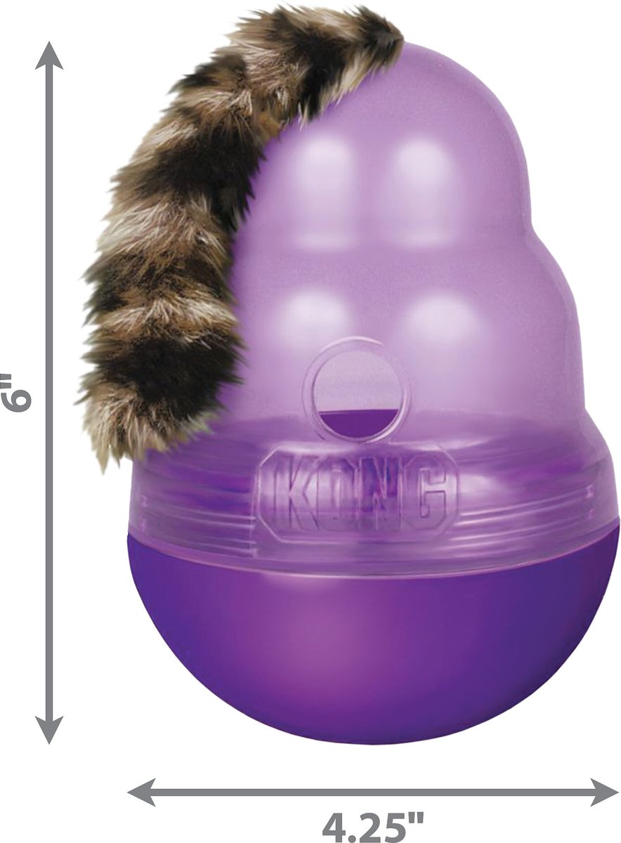 KONG Cat Wobbler Treat Dispenser