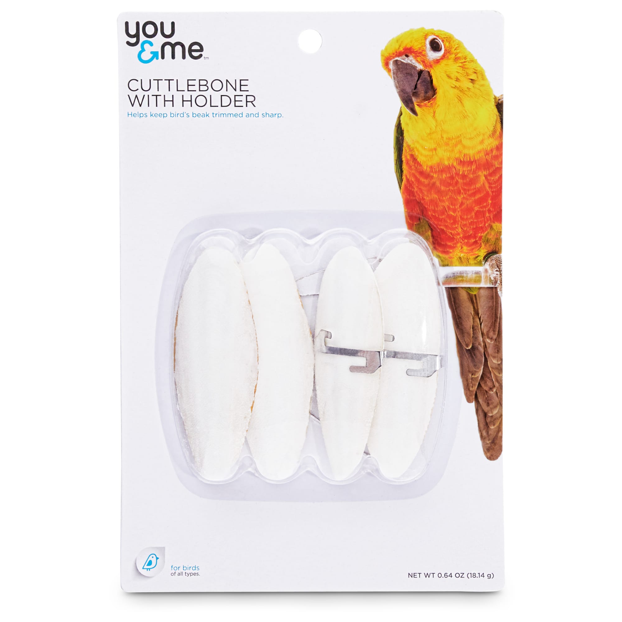 You  Me Cuttlebones for Birds， Pack of 4