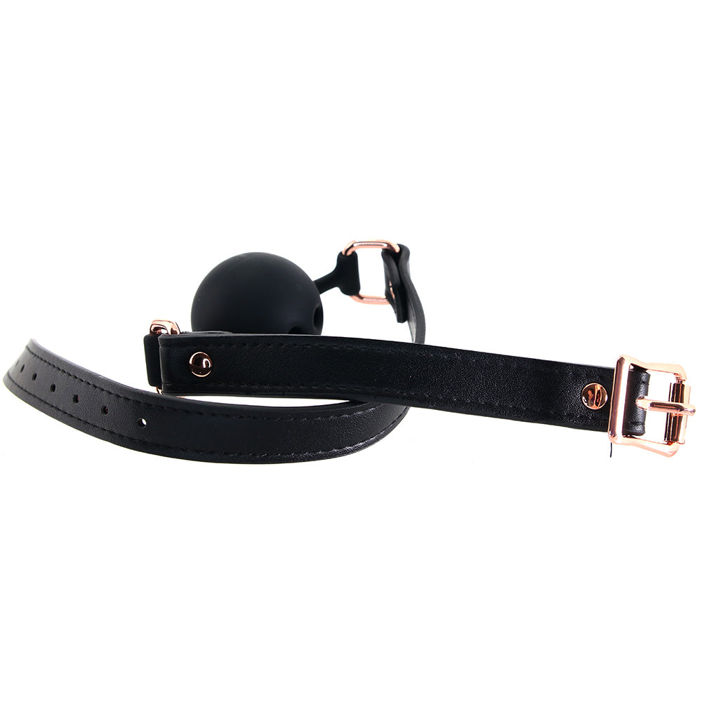 Bondage Couture Ball Gag in Rose Gold