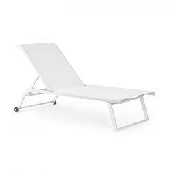 BAHAMA BAIN DE SOLEIL BLANC - transat - chaise longue GRIIN